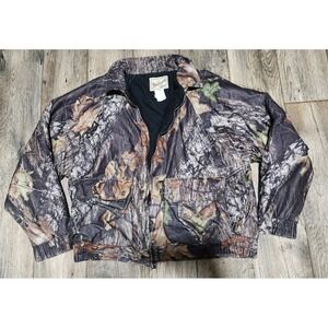 Woolrich Mossy Oak Vintage Outdoor Woodland Camo Hunting Winter Jacket Realtree